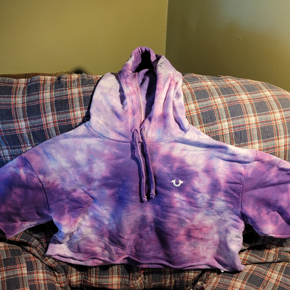 True Religion crop hoodie